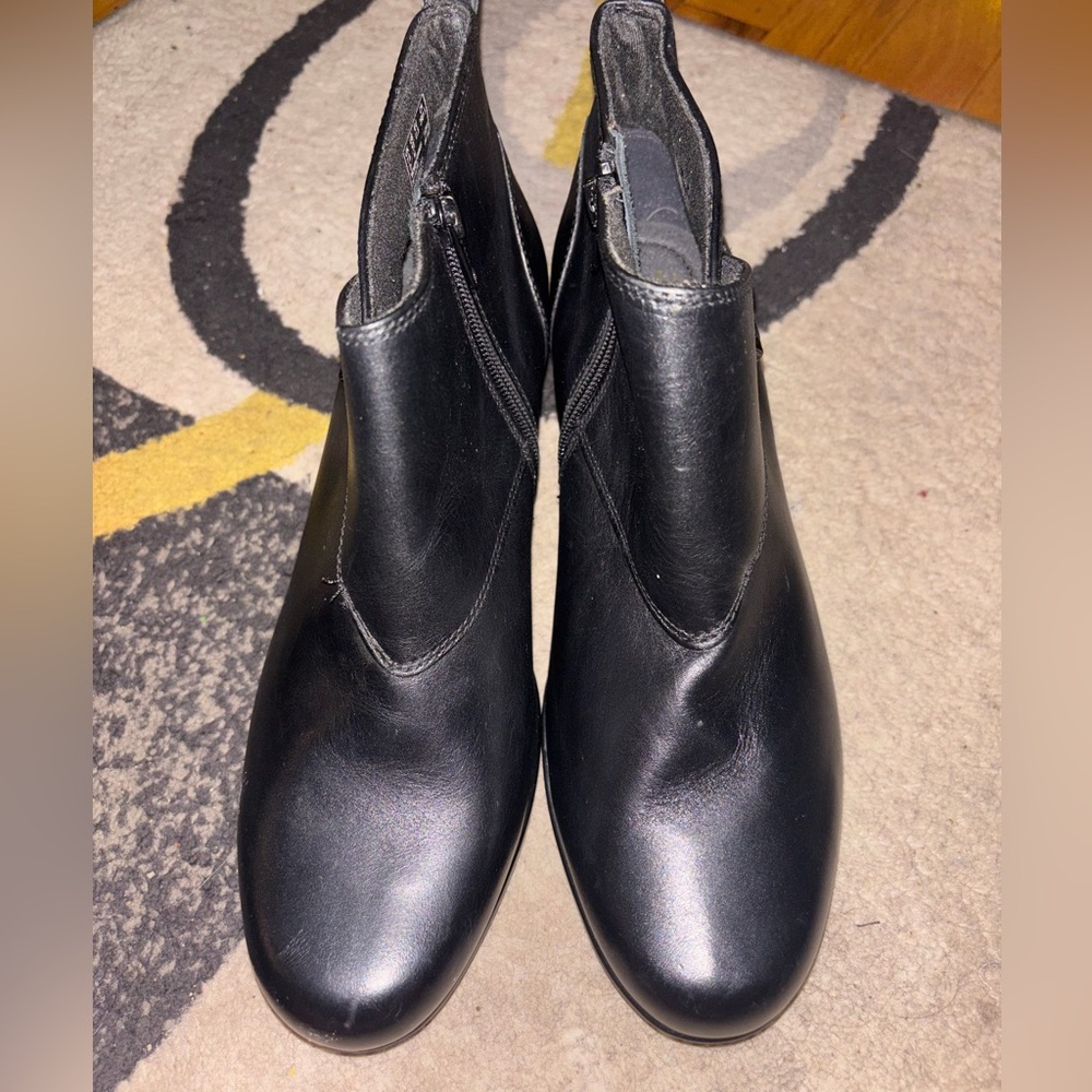 Clarks Black Ankle Booties